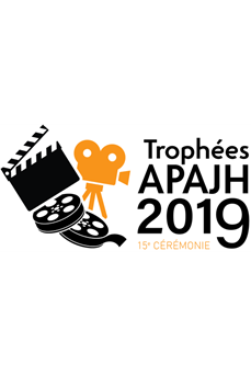 Logo des Trophées APAJH 2019 sur le thème du cinéma