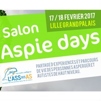 17 et 18 mars 2017 : Aspie Days, le 1er Salon International sur le syndrome d’Asperger