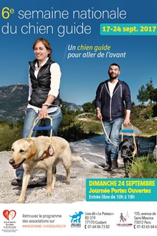 Du 17 au 24 septembre : Semaine nationale du chien guide