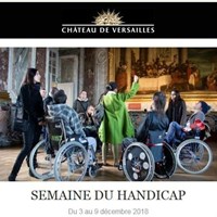 Château de Versailles : Semaine du handicap 2018