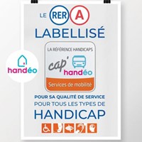 Île-de-France : le RER A labellisé pour sa qualité de service pour tous les handicaps