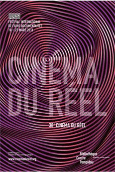 Affiche de la 38ème édition du festival Cinéma du Réel