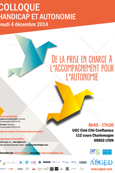 4 décembre 2014 : Colloque Handicap et Autonomie (Lyon)