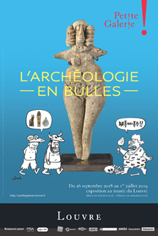 Exposition Archéologie en bulles à la Petite Galerie du Louvre