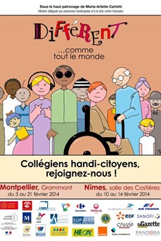Languedoc-Roussillon : une opération inédite de sensibilisation des collégiens au handicap