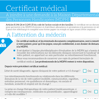 MDPH : un nouveau certificat médical pour vos demandes