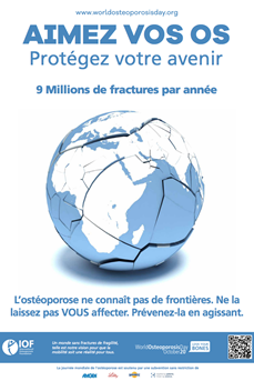 20 octobre 2017 : Journée mondiale de l’Ostéoporose