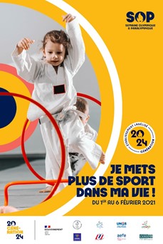 Affiche de la Semaine Olympique et Paralympique 2021
