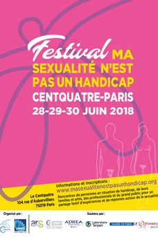 Affiche de l'édition 2018 du Festival Ma sexualité n'est pas un handicap