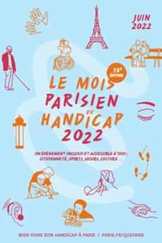 Affiche du Mois Parisien du Handicap 2022